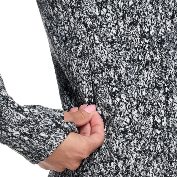 Spyder Ladies' Fleece Printed Half Zip Black/White Women's - Picture 5 of 5